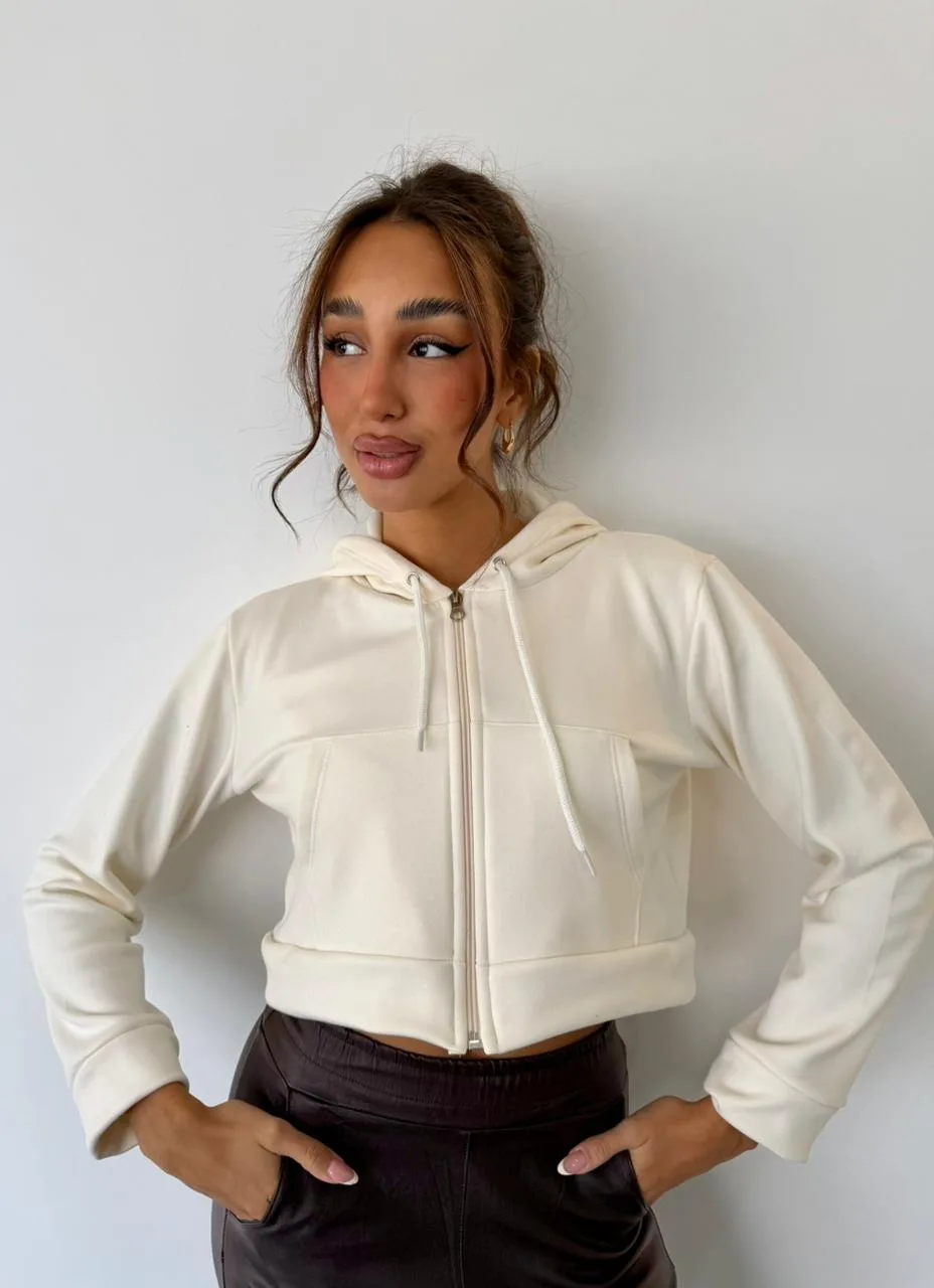 Alternative view of Campera Canguro Cropp