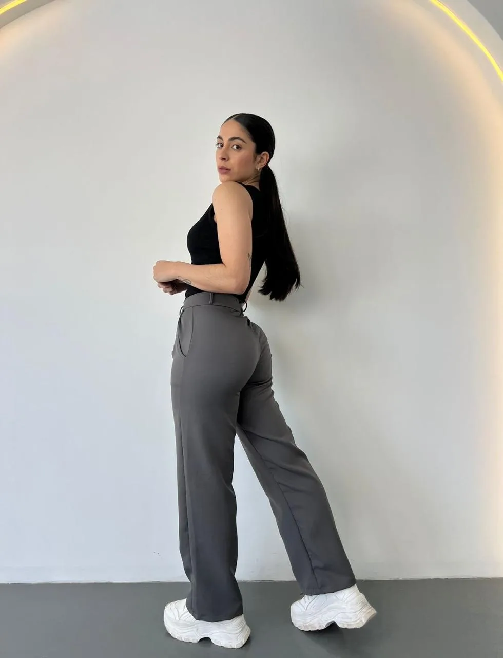 Pantalon Sastrero Liso - Imagen 3