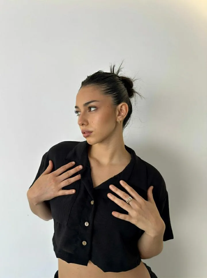 Alternative view of Camisa Cropp