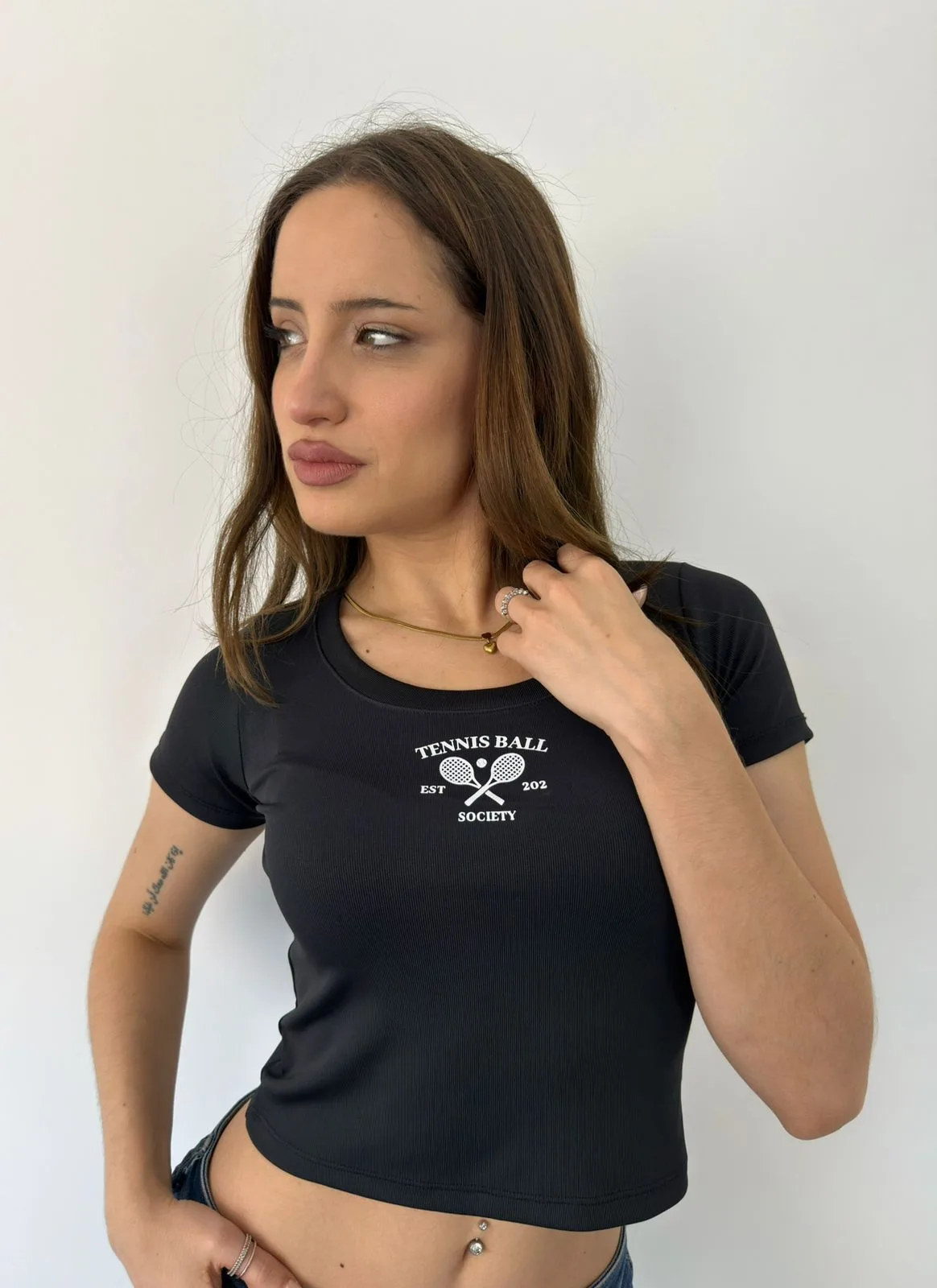 Alternative view of Remera Cropp Universitaria Tenis
