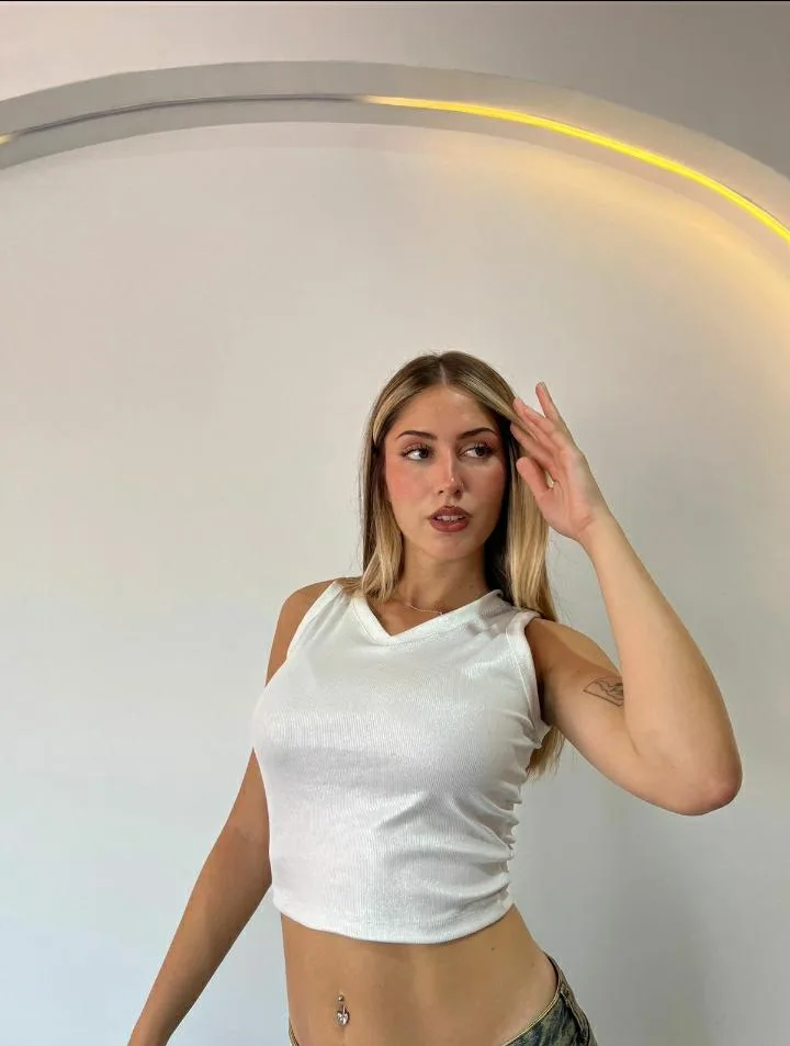 Alternative view of Musculosa Basica Morley Foil Cuello V