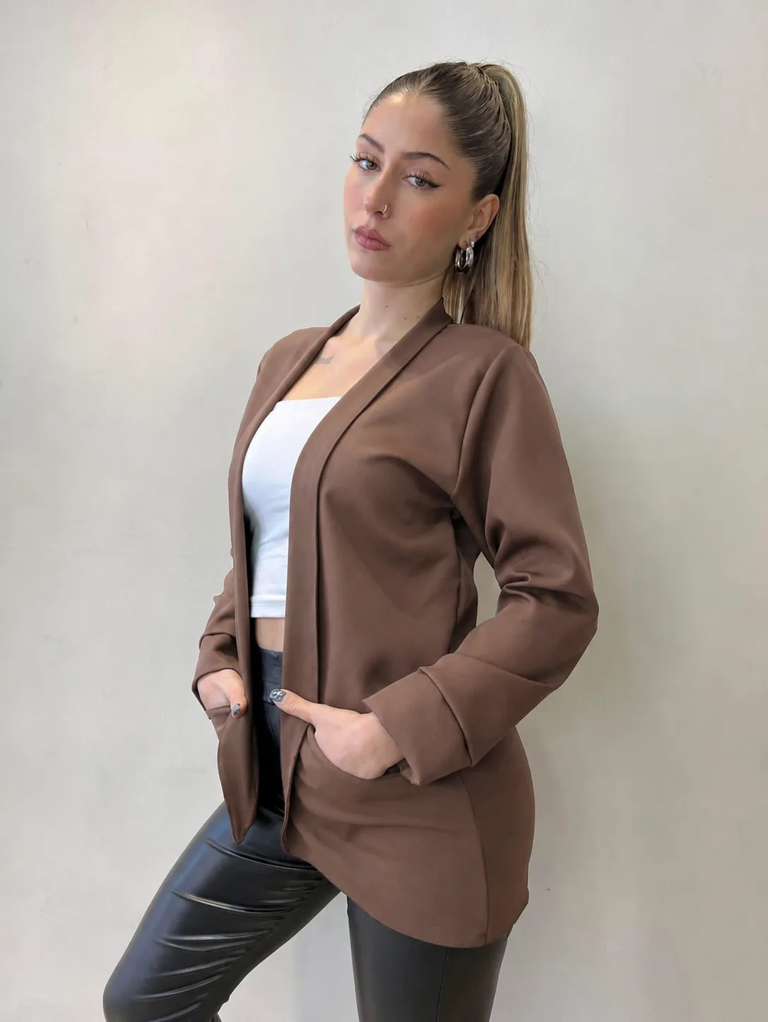 BLAZER LARGO SASTRERO