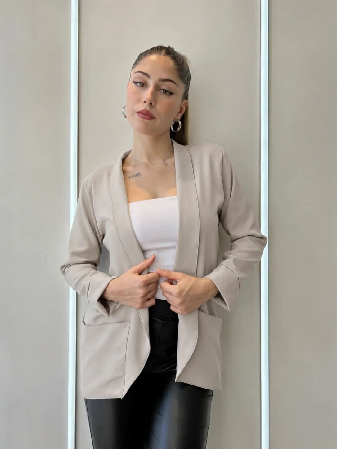 BLAZER LARGO SASTRERO - Imagen 4