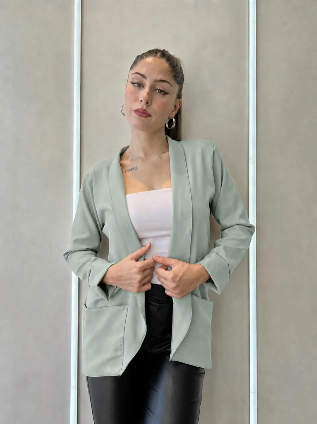 BLAZER LARGO SASTRERO - Imagen 5