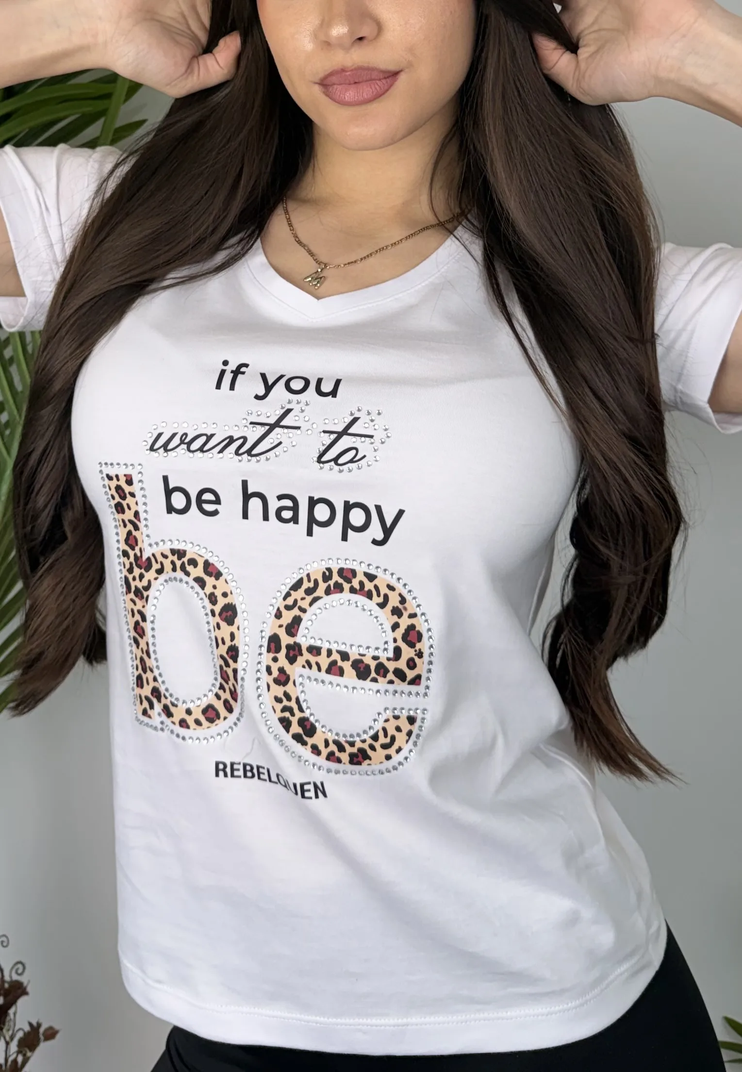 REMERA "BE HAPPY"