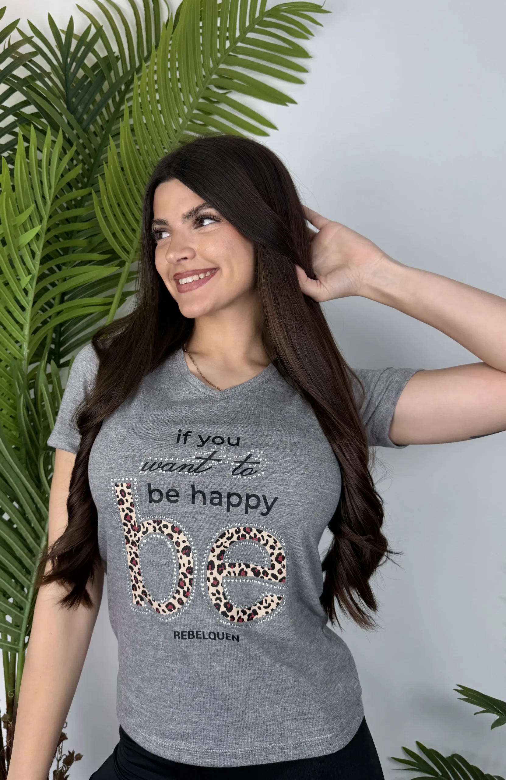 REMERA "BE HAPPY" - Imagen 3