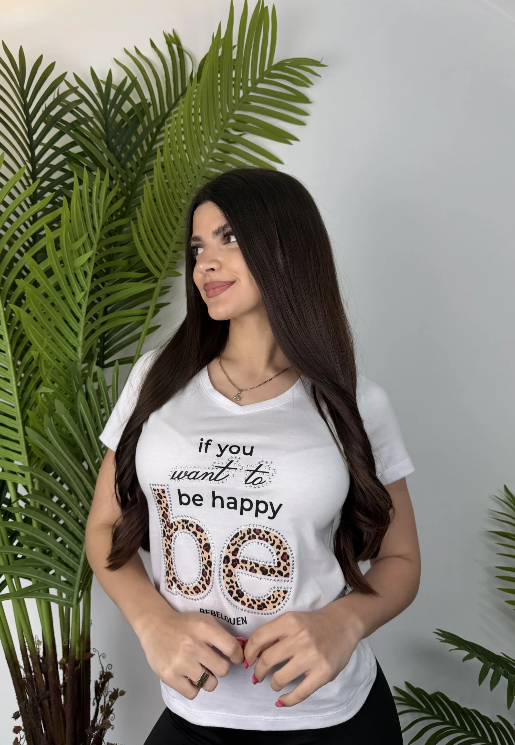 REMERA "BE HAPPY" - Imagen 4