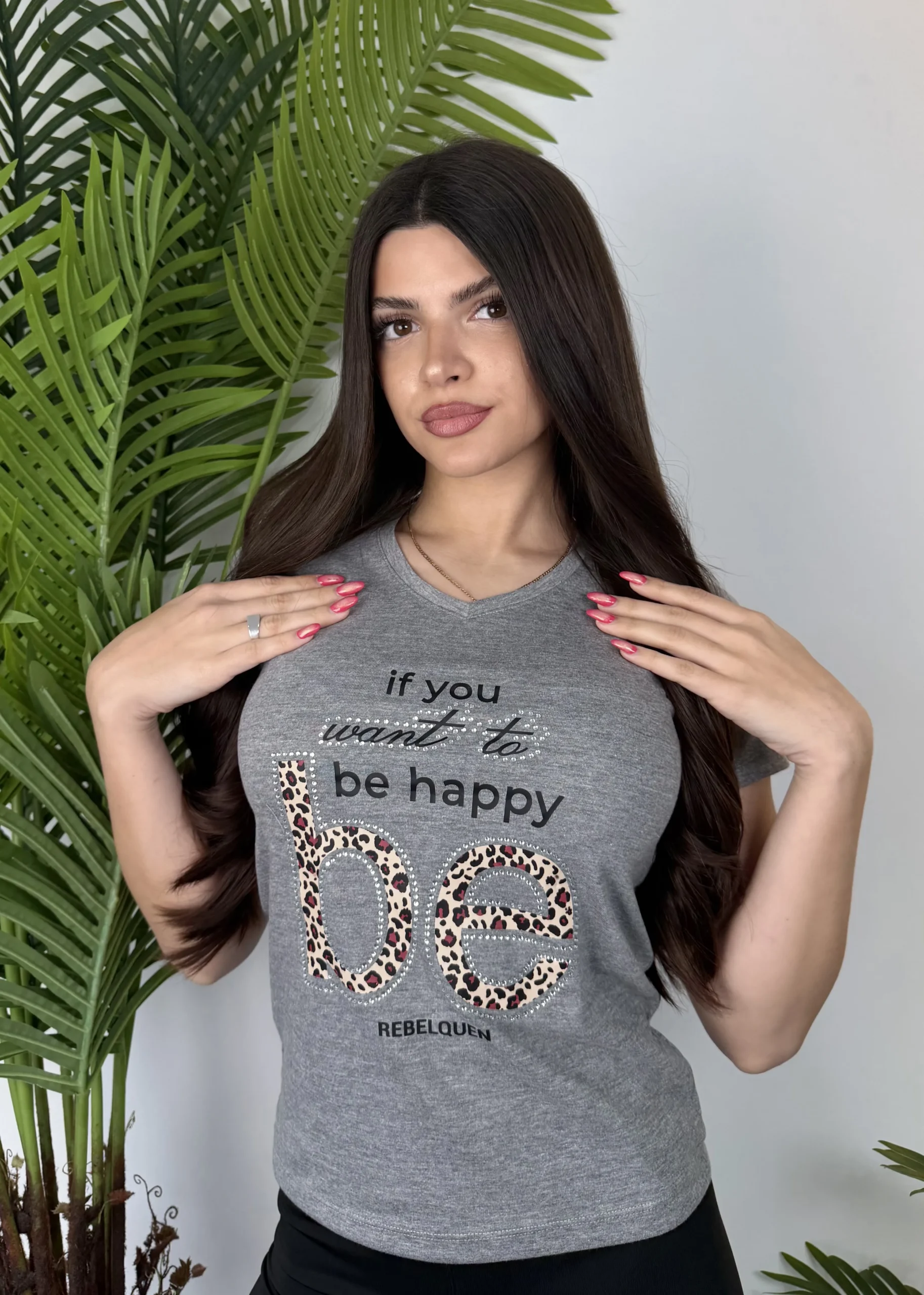 REMERA "BE HAPPY" - Imagen 6