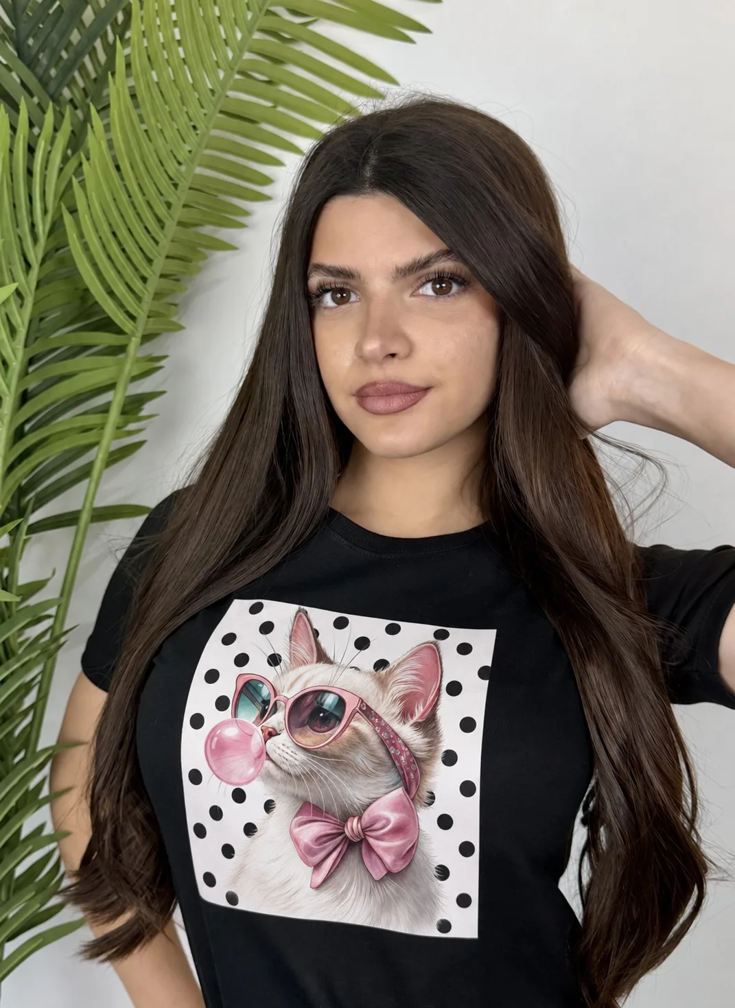 REMERA "CAT CUTE"