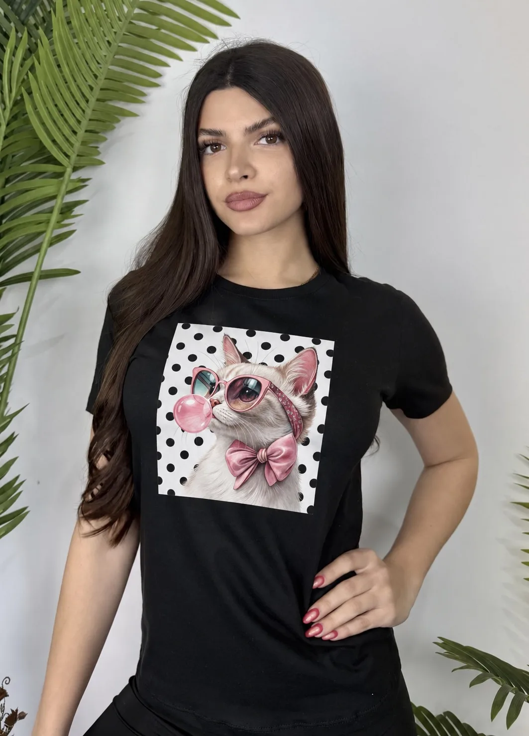 REMERA "CAT CUTE" - Imagen 4