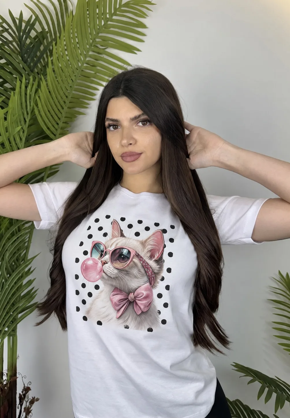 REMERA "CAT CUTE" - Imagen 5