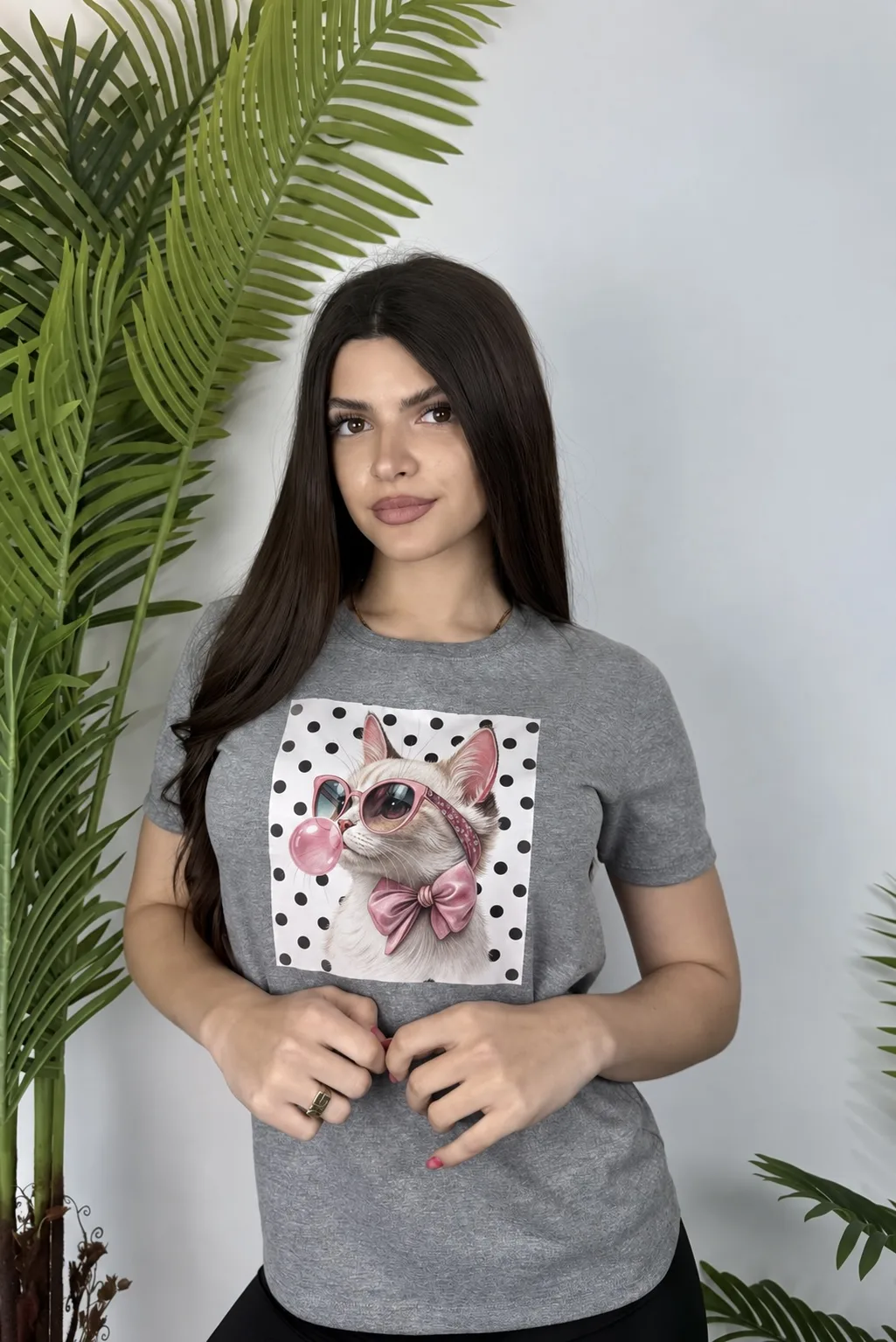 REMERA "CAT CUTE" - Imagen 6
