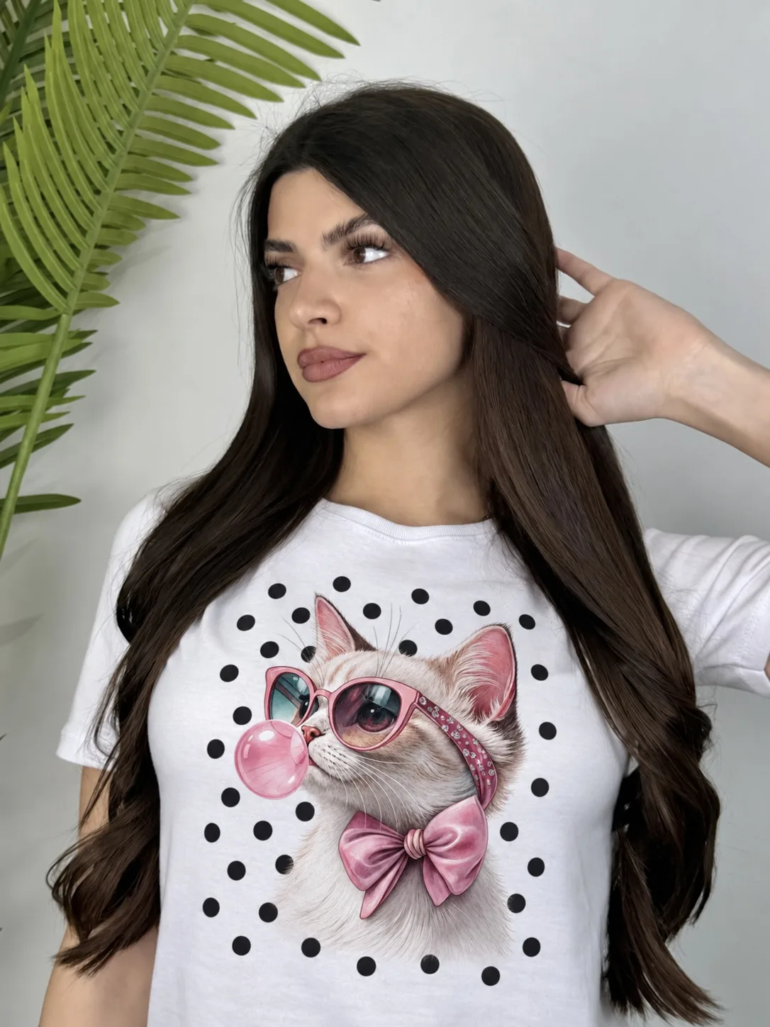 REMERA "CAT CUTE" - Imagen 7