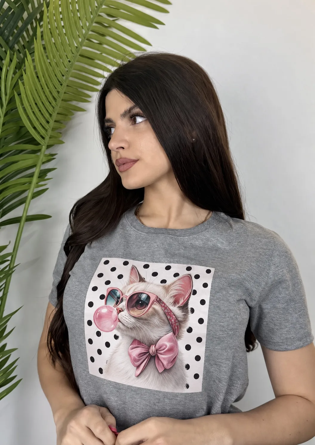 REMERA "CAT CUTE" - Imagen 8