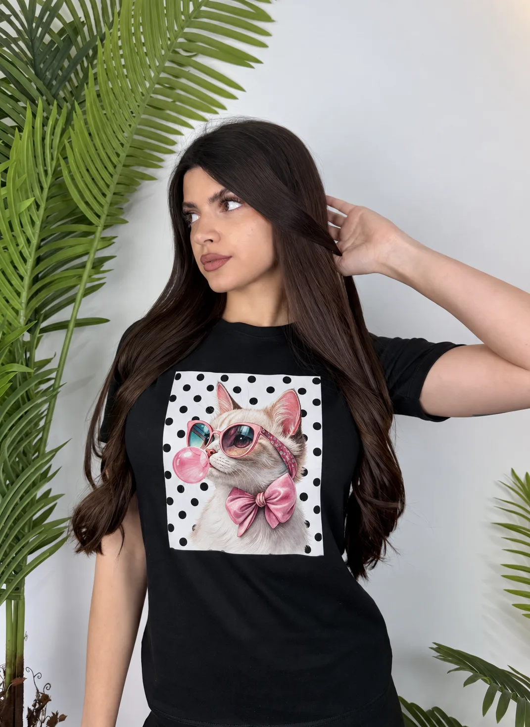 REMERA "CAT CUTE" - Imagen 9